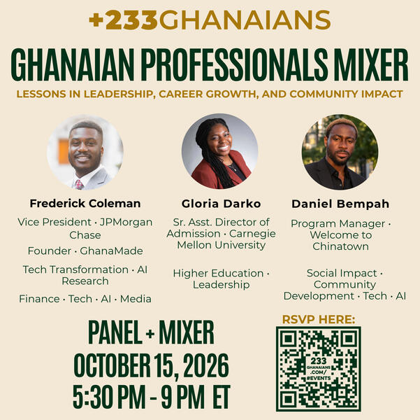 2026.10.15 - Ghanaian 🇬🇭Professionals NYC Mixer